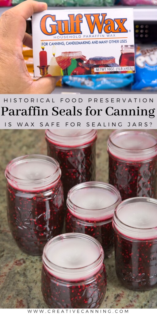 Sealing Jam with Paraffin