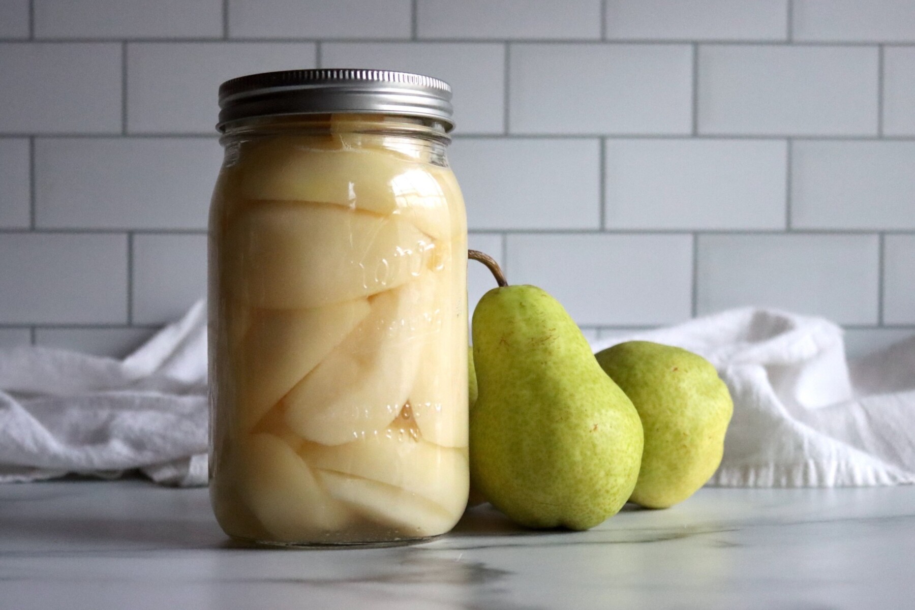 Canning Pears at Home