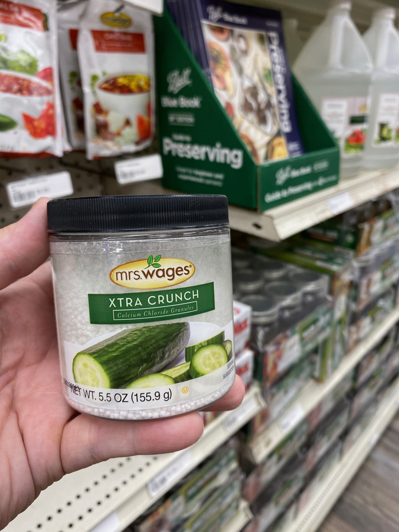 Calcium Chloride, Known as Pickle Crisp or Xtra Crunch