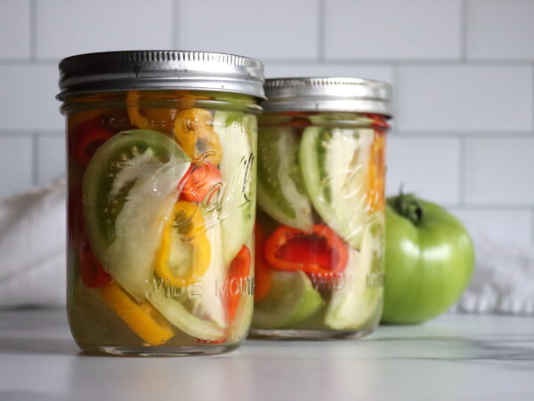 Spicy Pickled Green Tomatoes