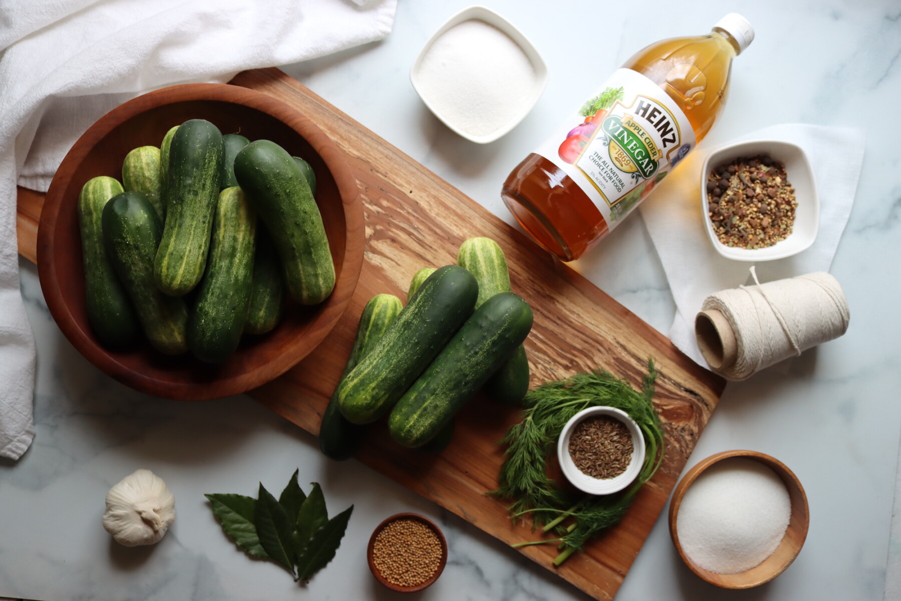 Deli Style Dill Pickle Ingredients