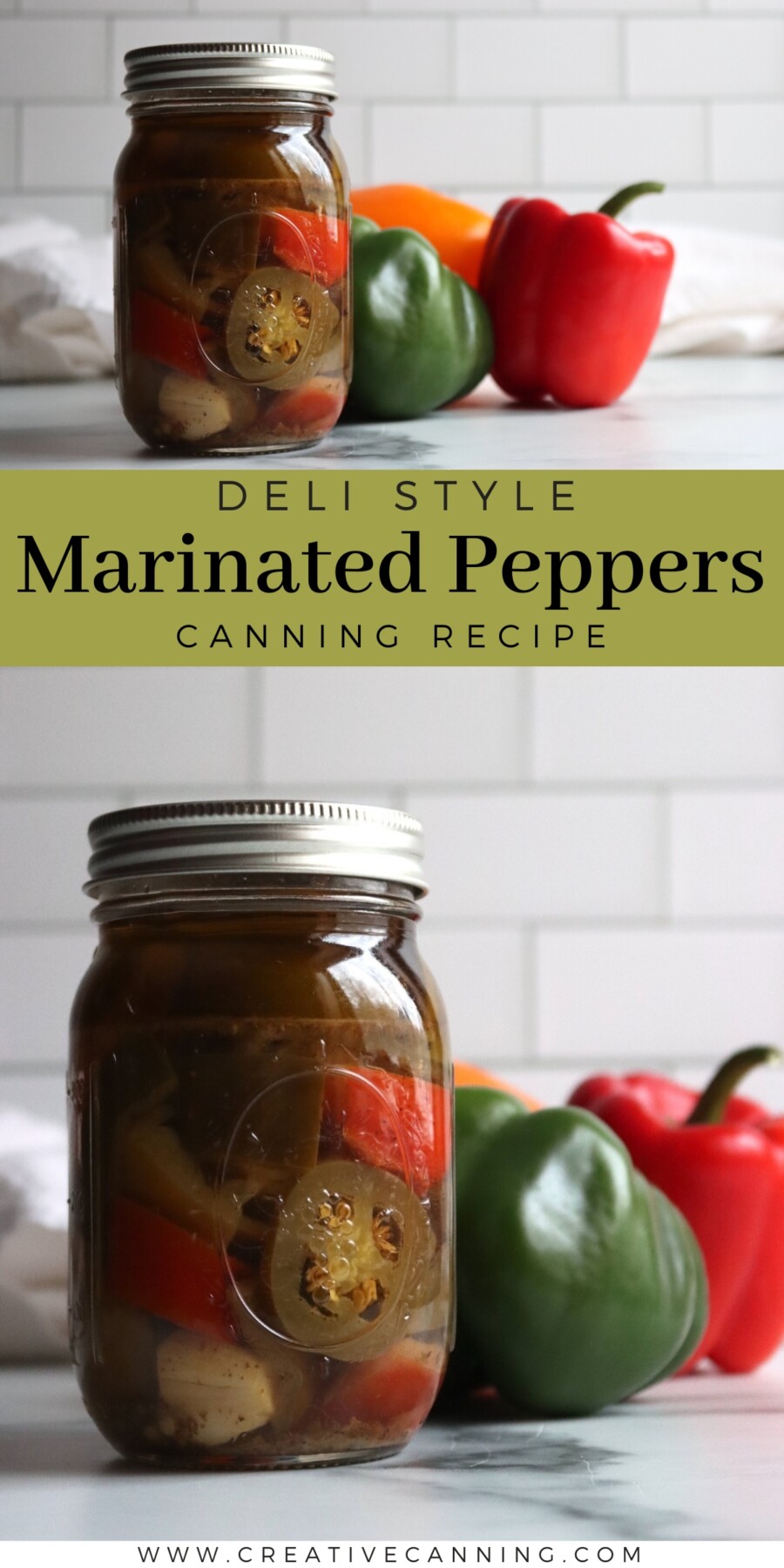 Marinated Peppers Recipe for Canning