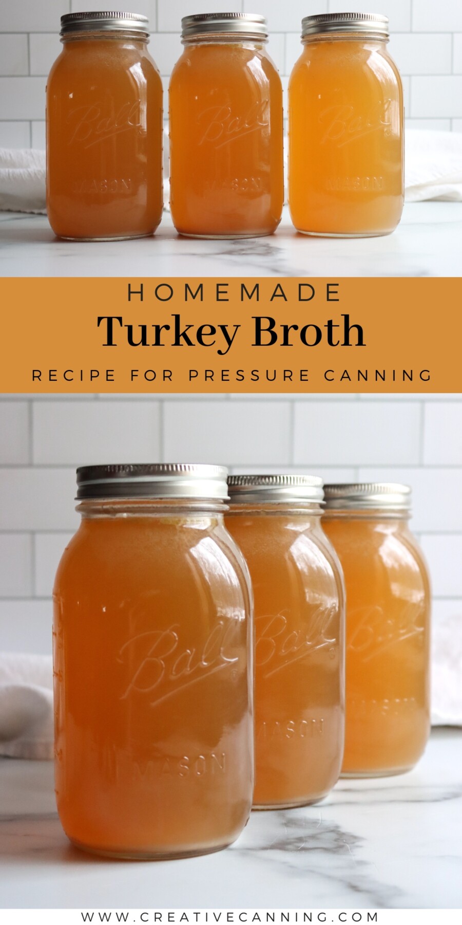 Turkey Broth Pressure Canning Recipe
