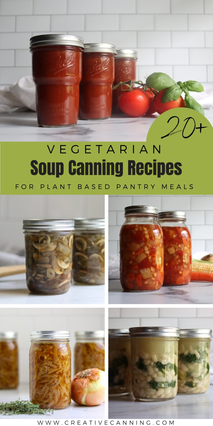 Vegetarian Soup Canning Recipes List