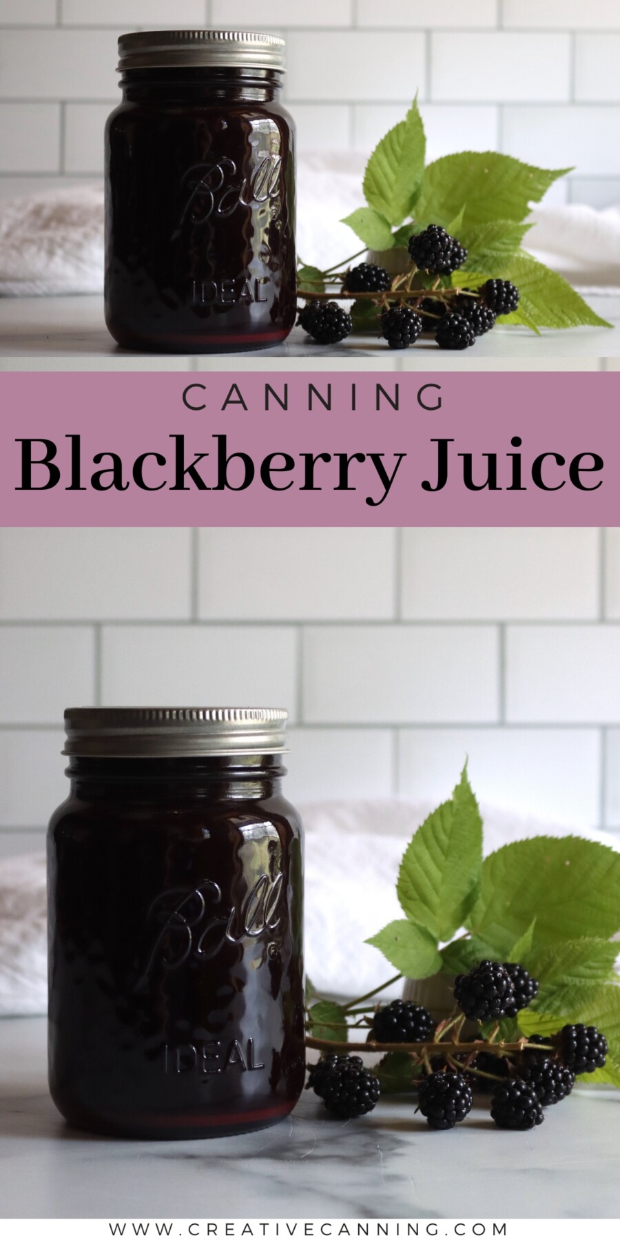 Blackberry Juice Canning Recipe