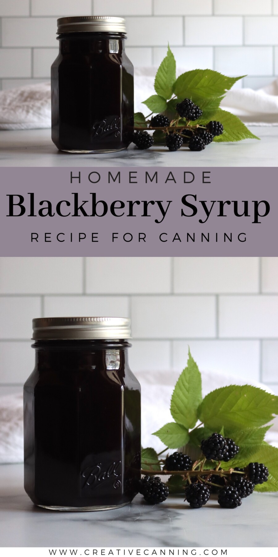 Blackberry Syrup Canning Recipe