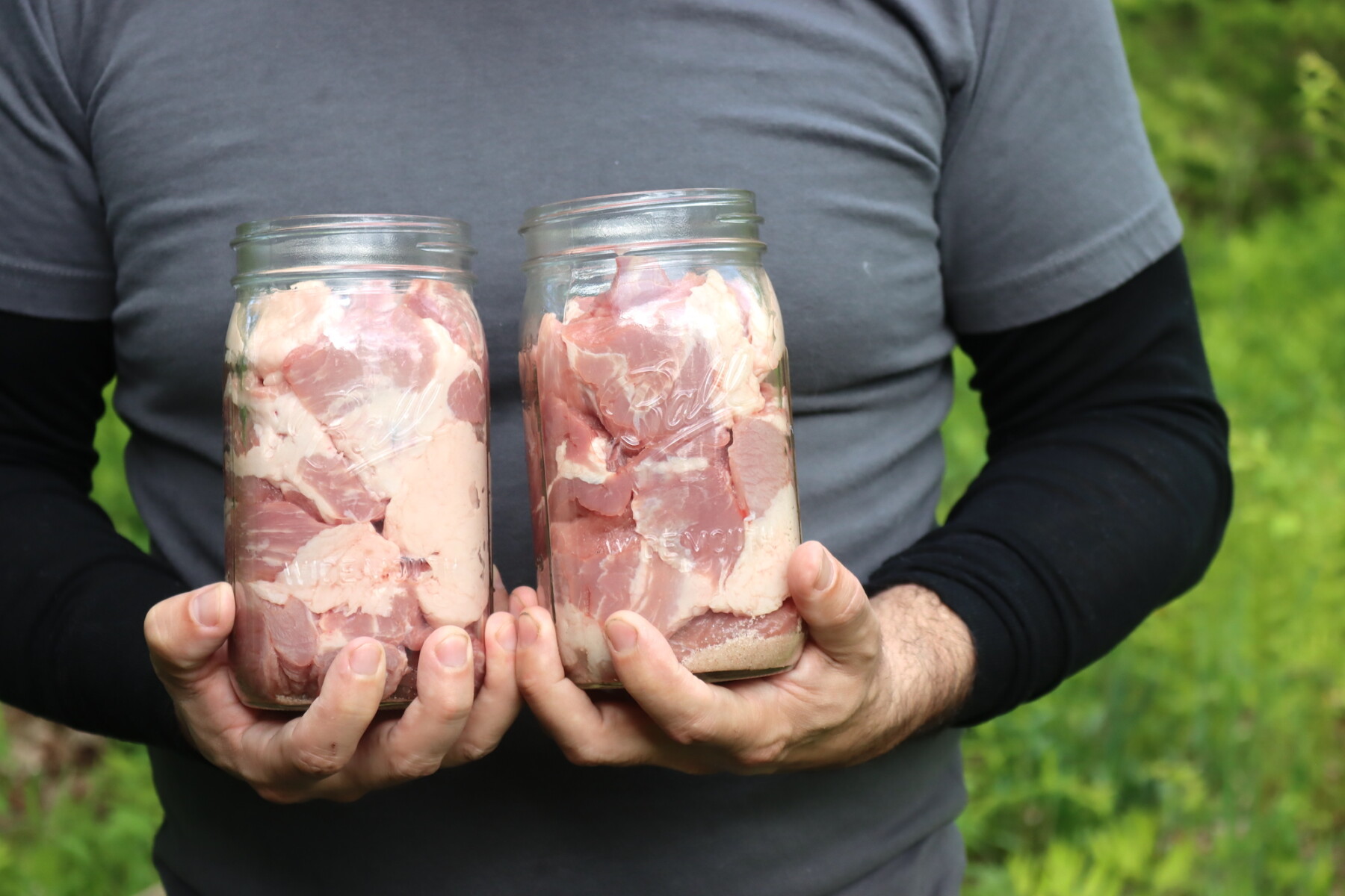 Raw Pack Pork Canning