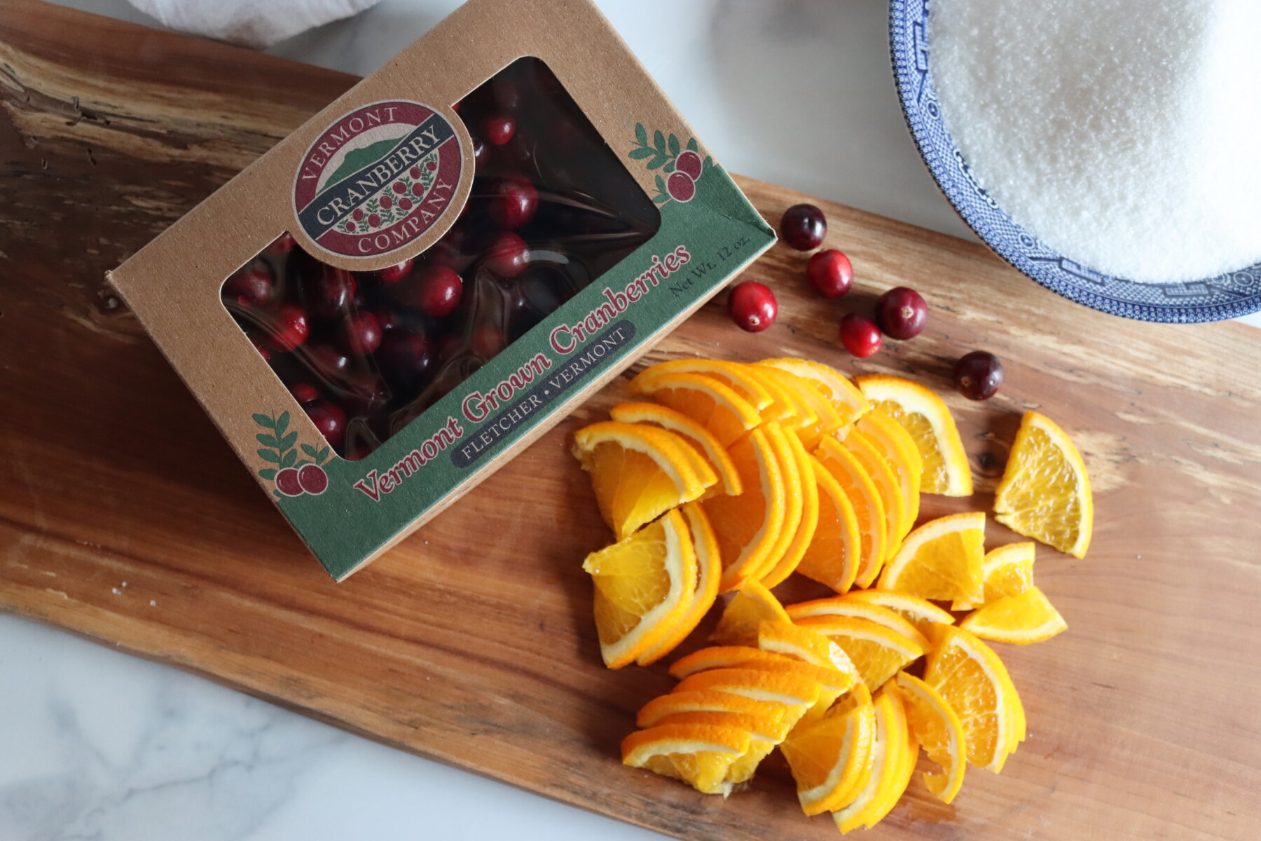 Cranberry Marmalade Ingredients