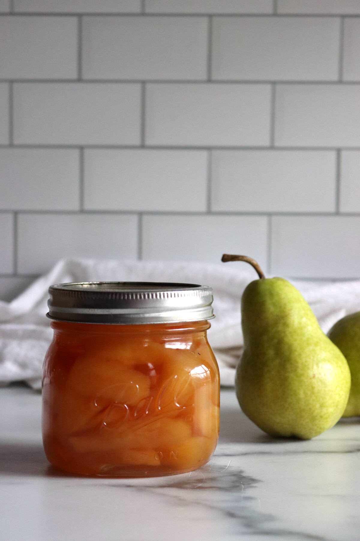 Home Canned Pear Preserves