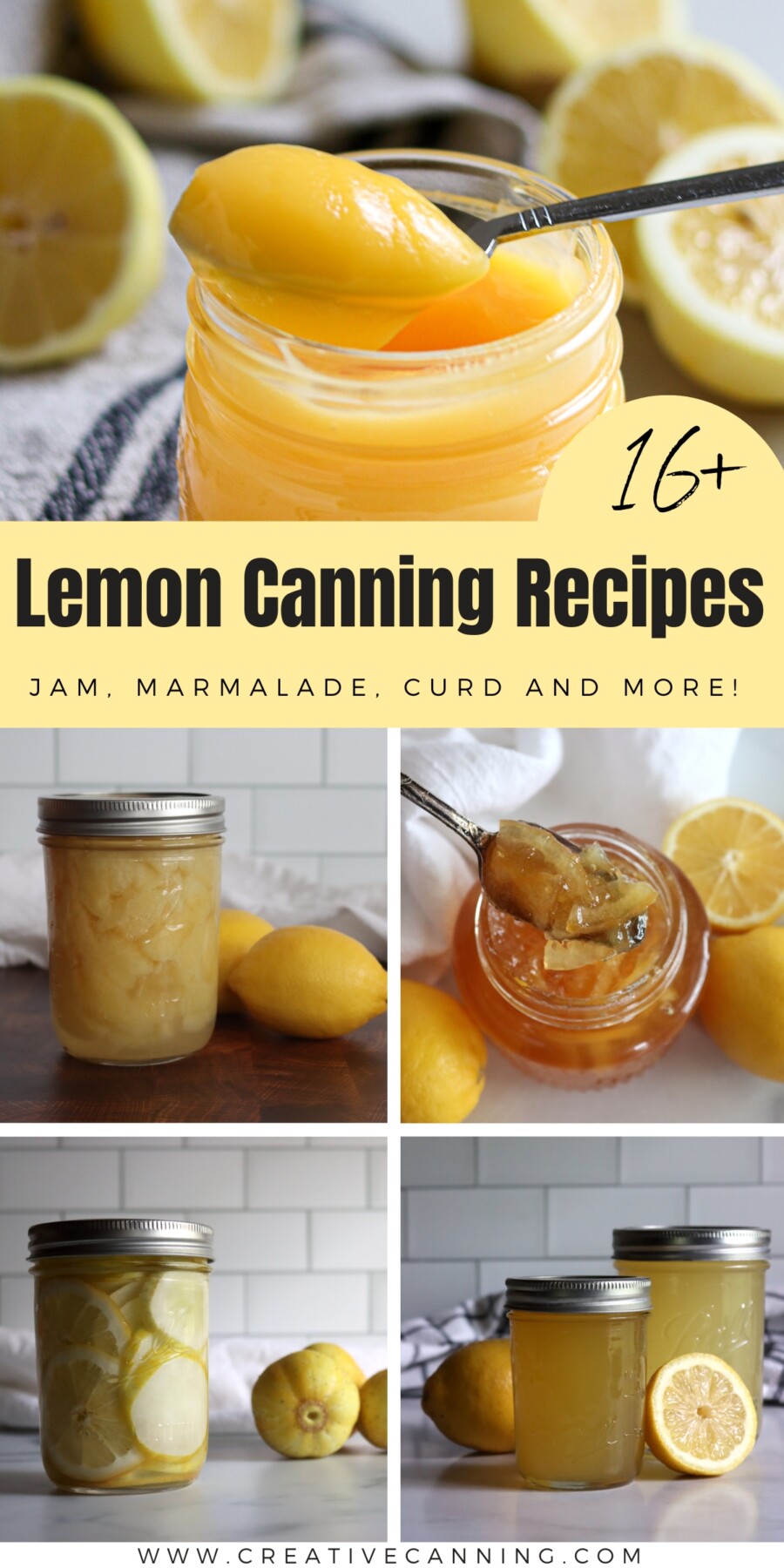 Lemon Canning Recipe List