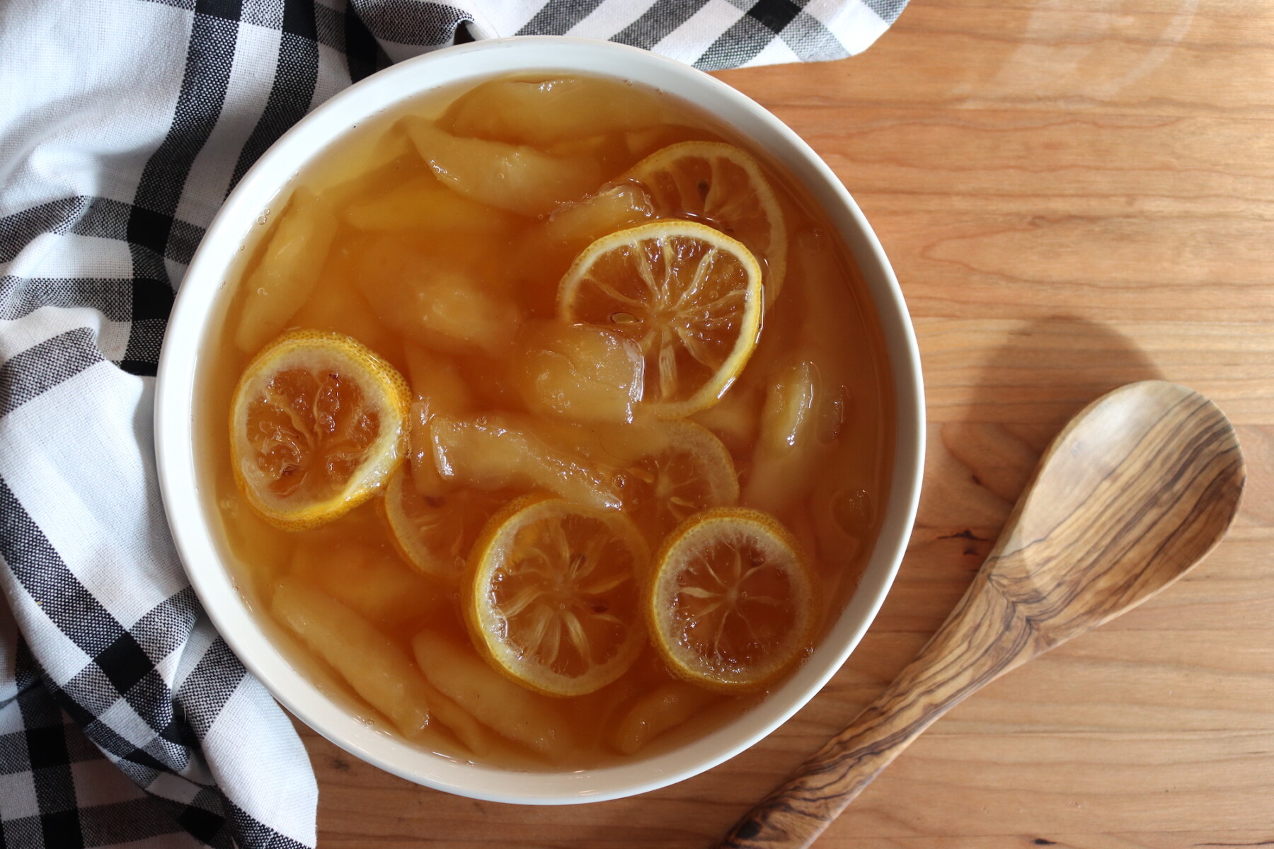 Making Pear Preserves