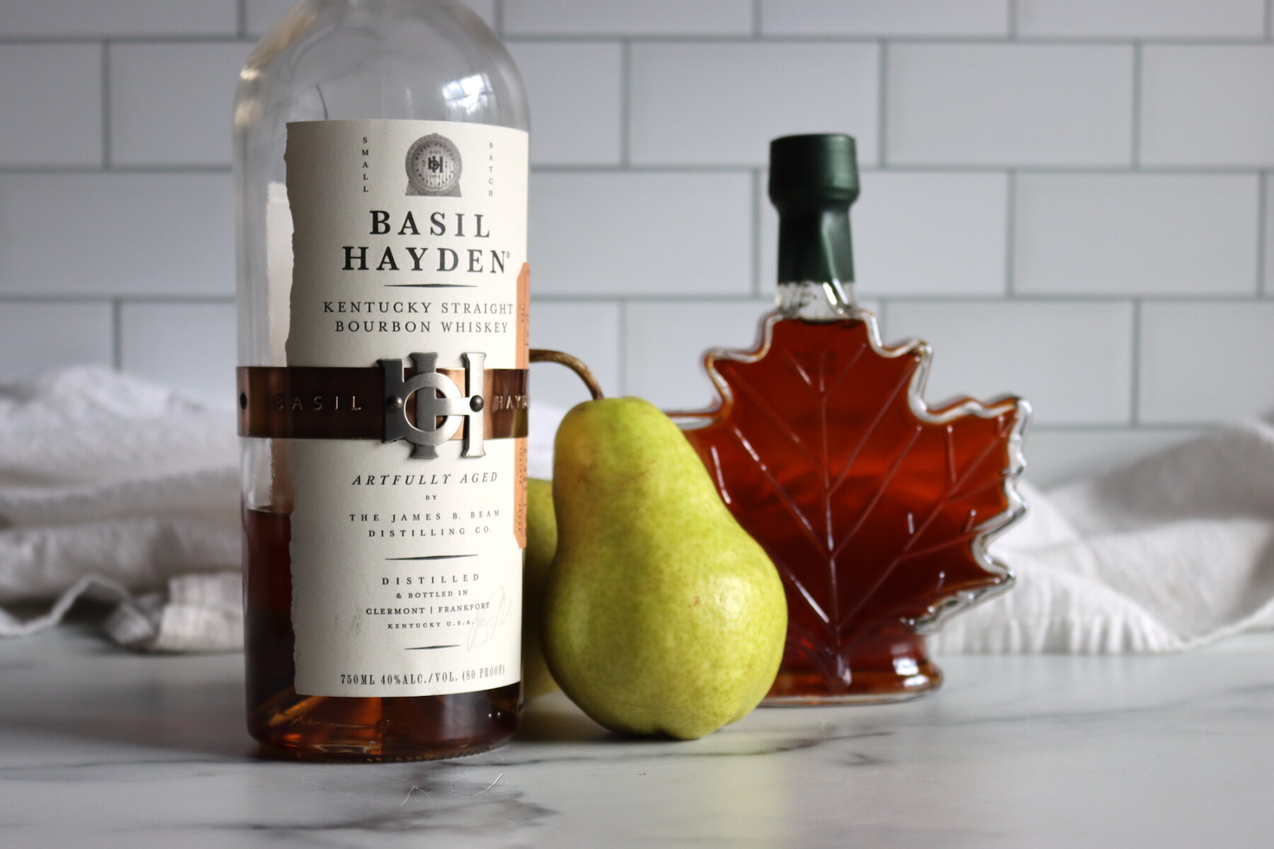 Maple Bourbon Pear Butter Ingredients