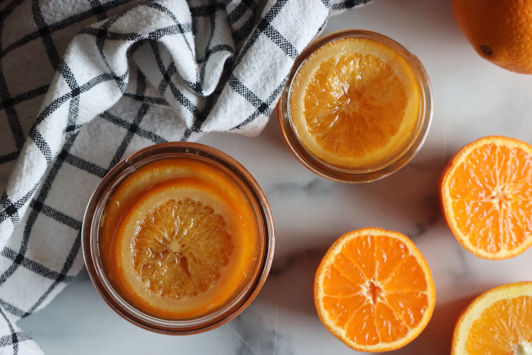 Orange Slices in Honey Syrup