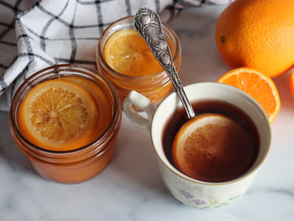 Orange Slices in Honey Syrup