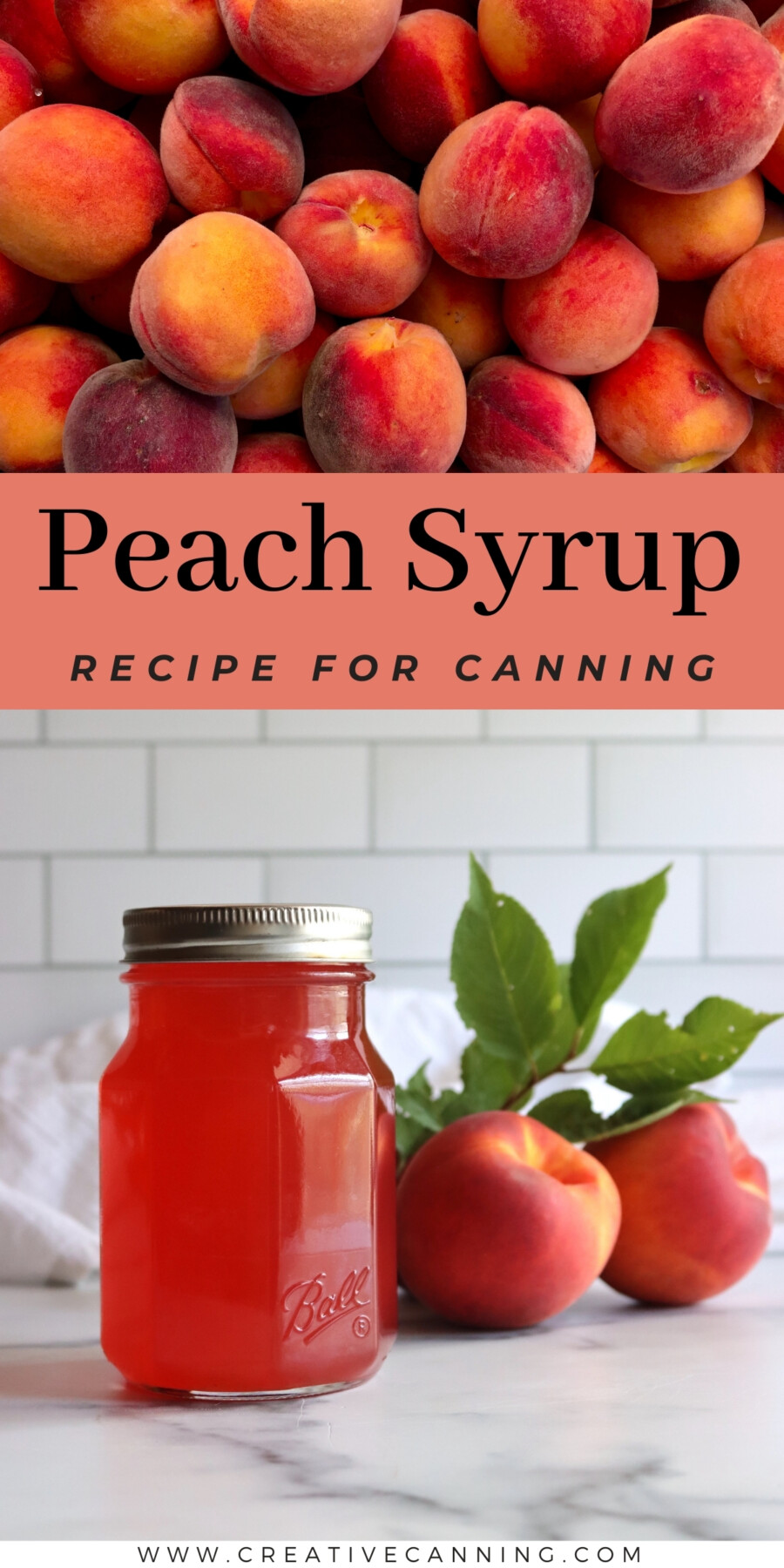 Peach Syrup Canning Recipe