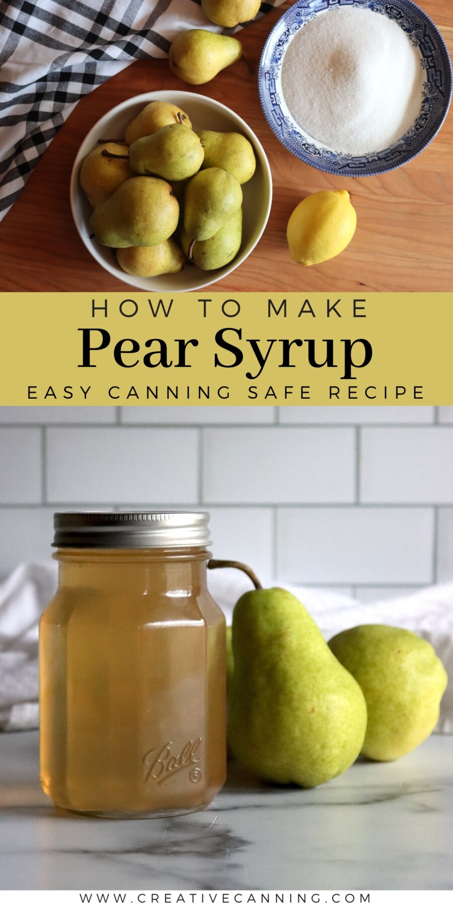 Pear Syrup Recipe