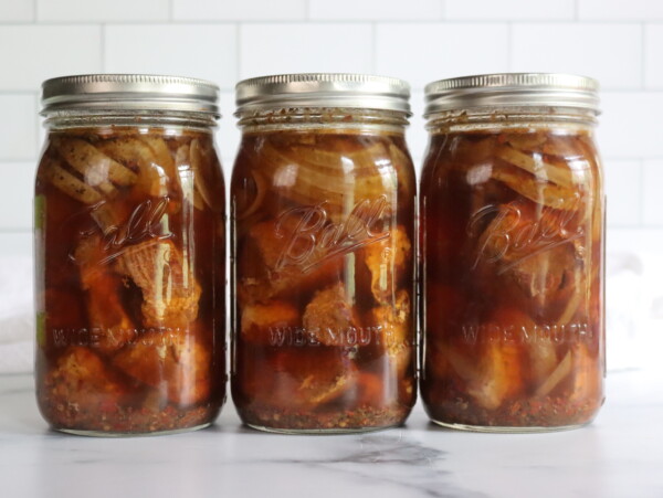 Canning Roast Pork in Spicy Broth