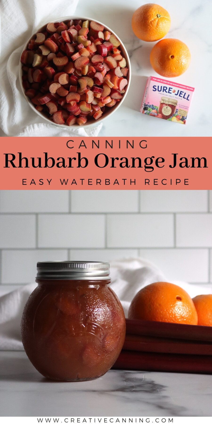 Rhubarb Orange Jam Recipe