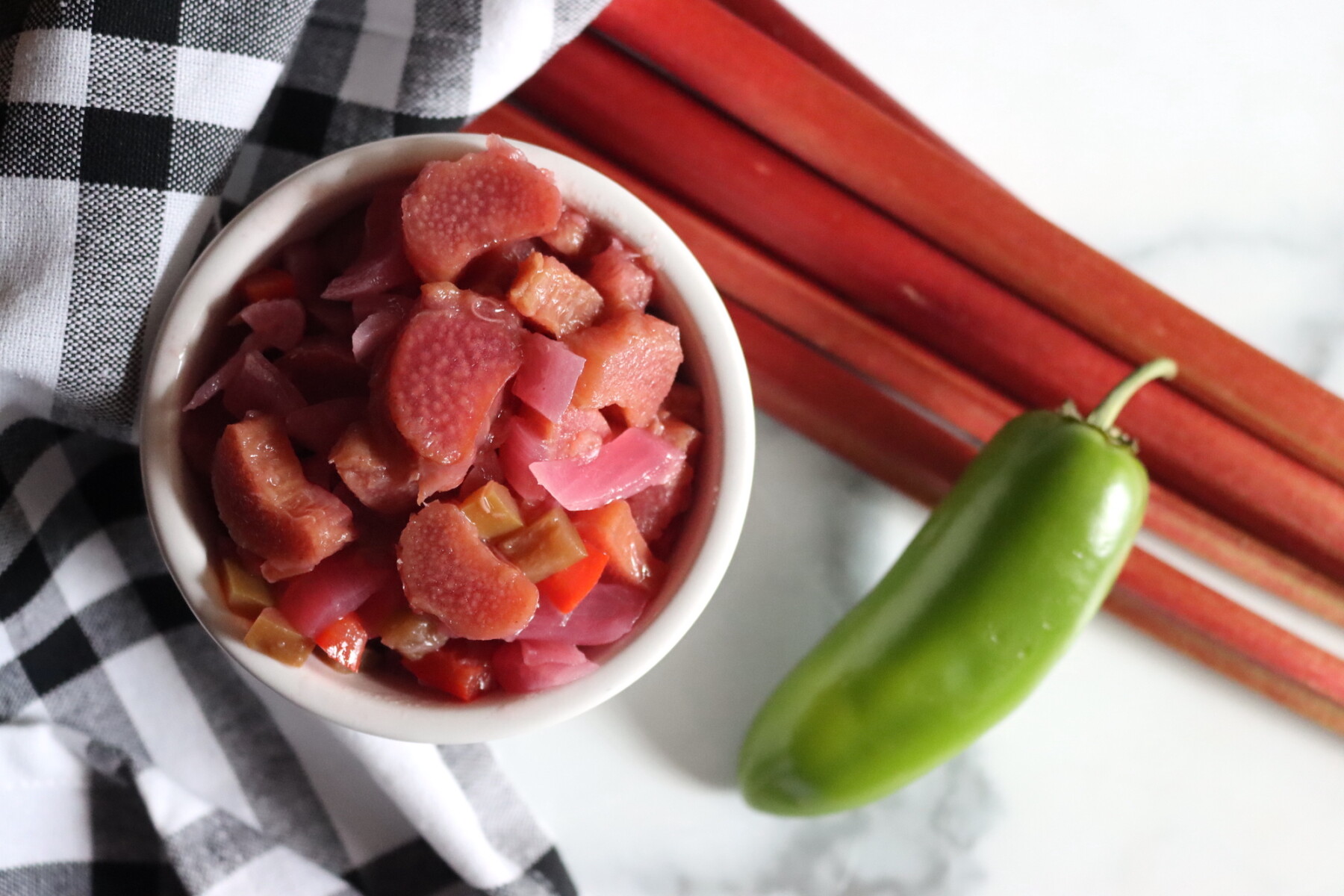 Rhubarb Salsa Recipe