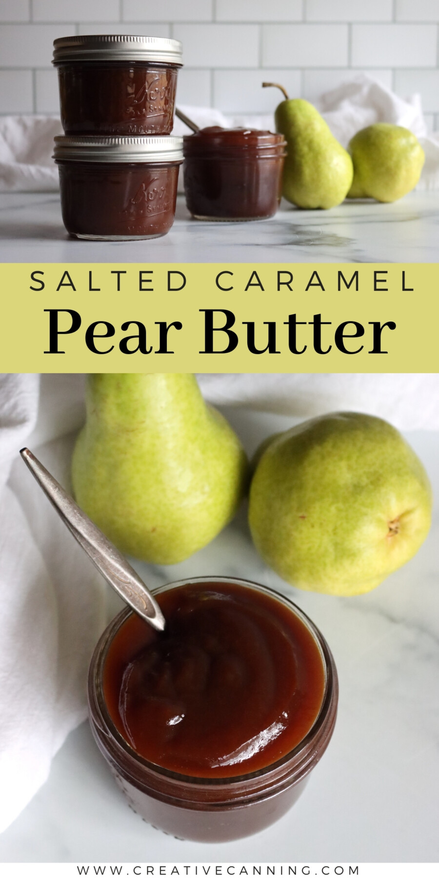 Salted Caramel Pear Butter Recipe