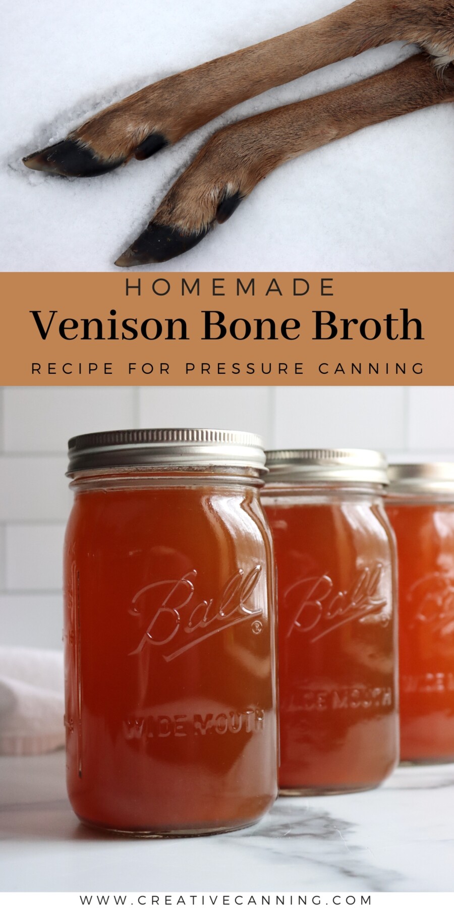 Venison Bone Broth Canning Recipe