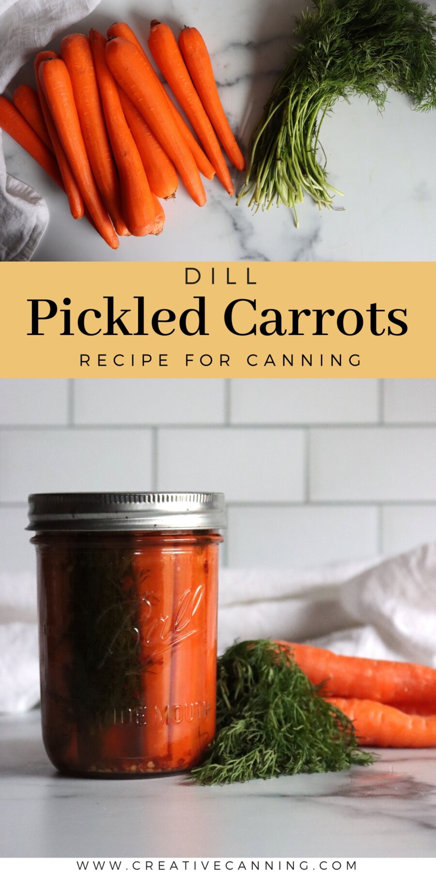Dill Pickled Carrots Recipe