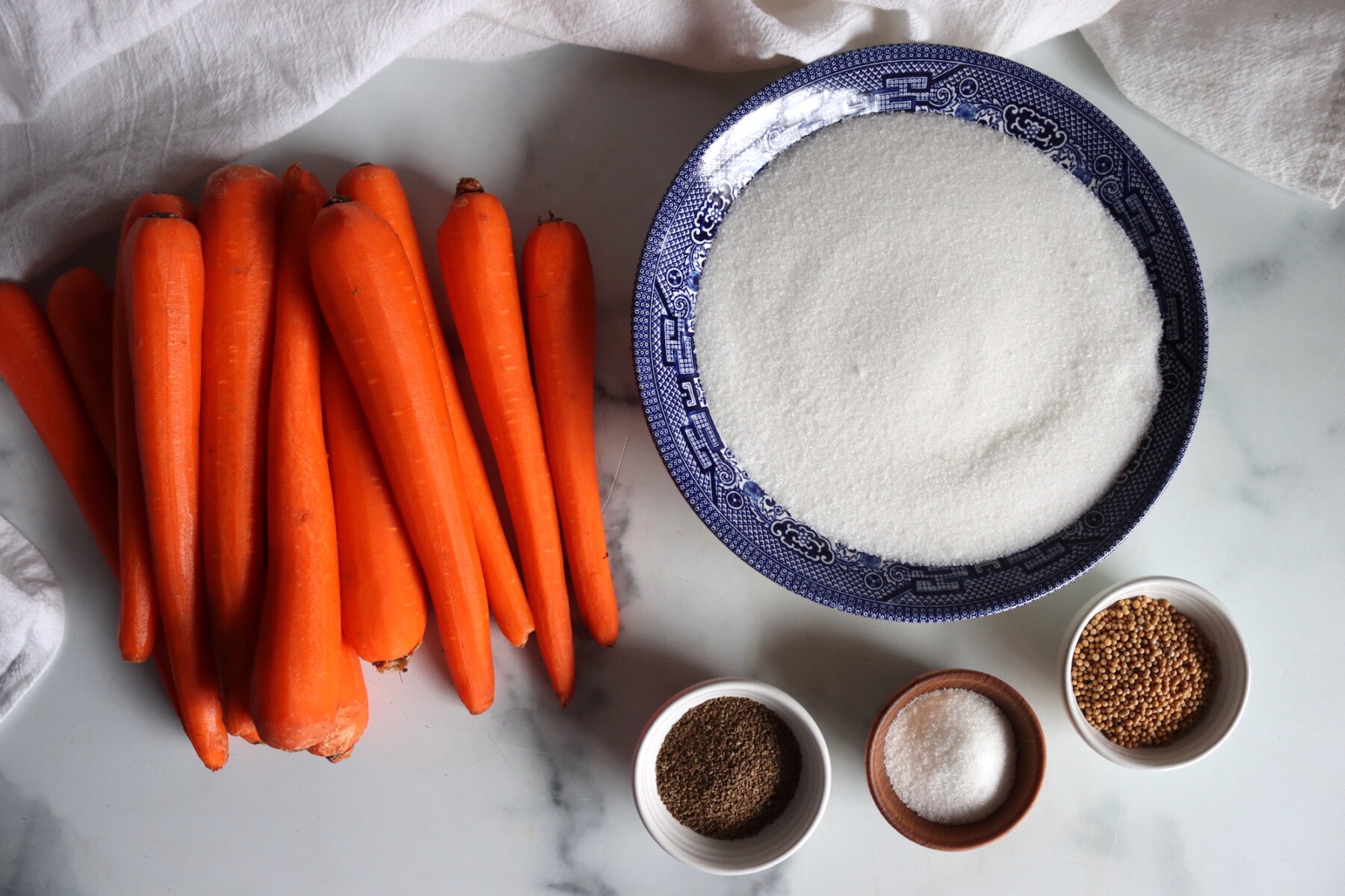 Pickled Carrot Ingredients
