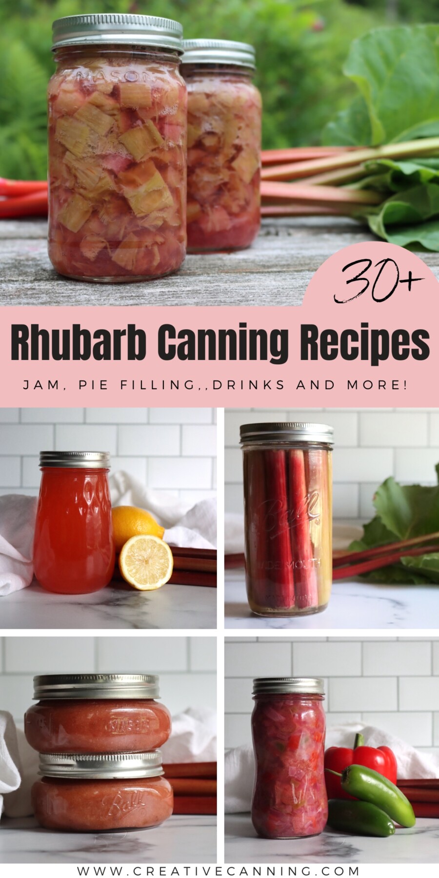 Recipes for Canning Rhubarb