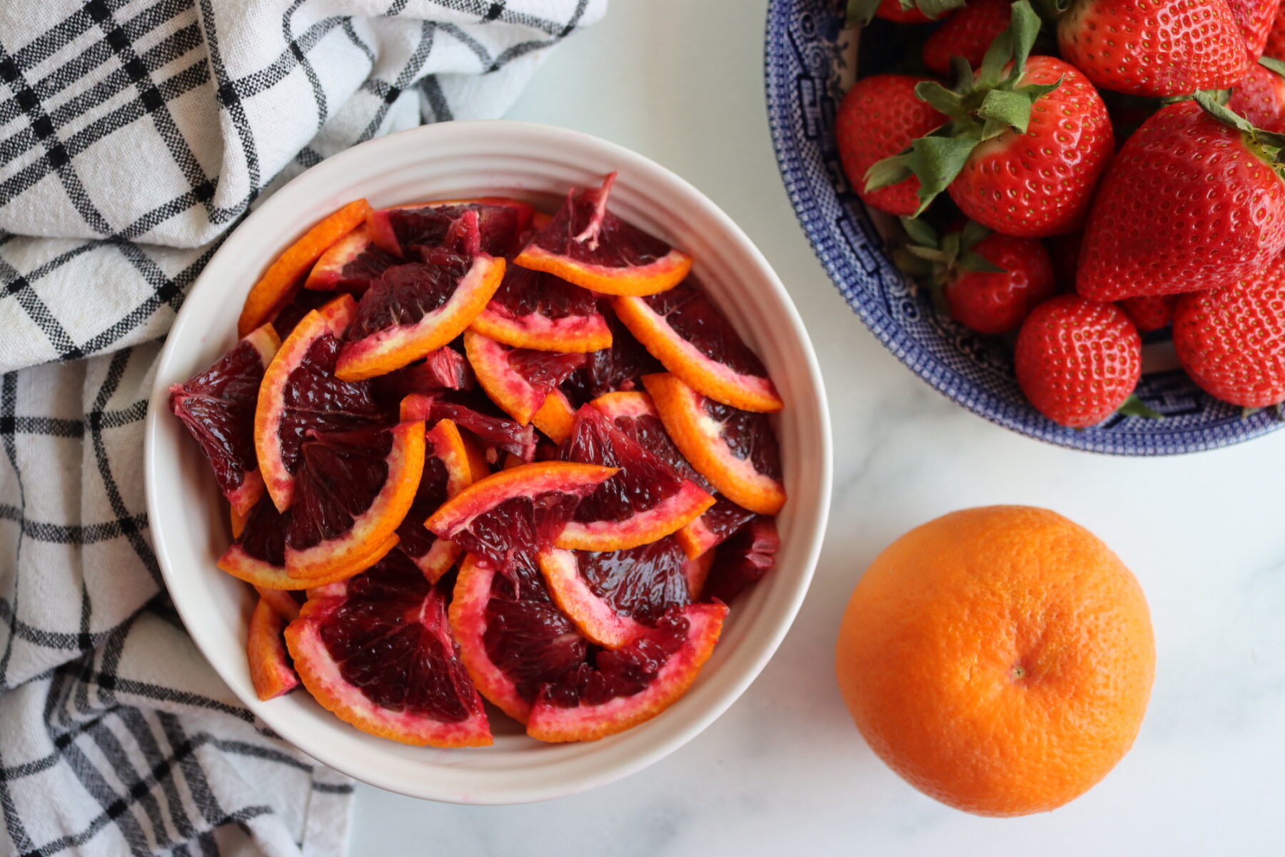 Strawberry Blood Orange Marmalade Ingredients