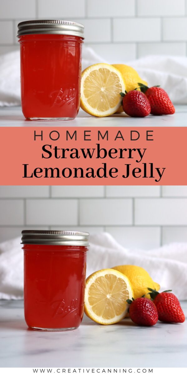 Lemonade Jam Strawberry Lemonade Jelly - Creative Canning