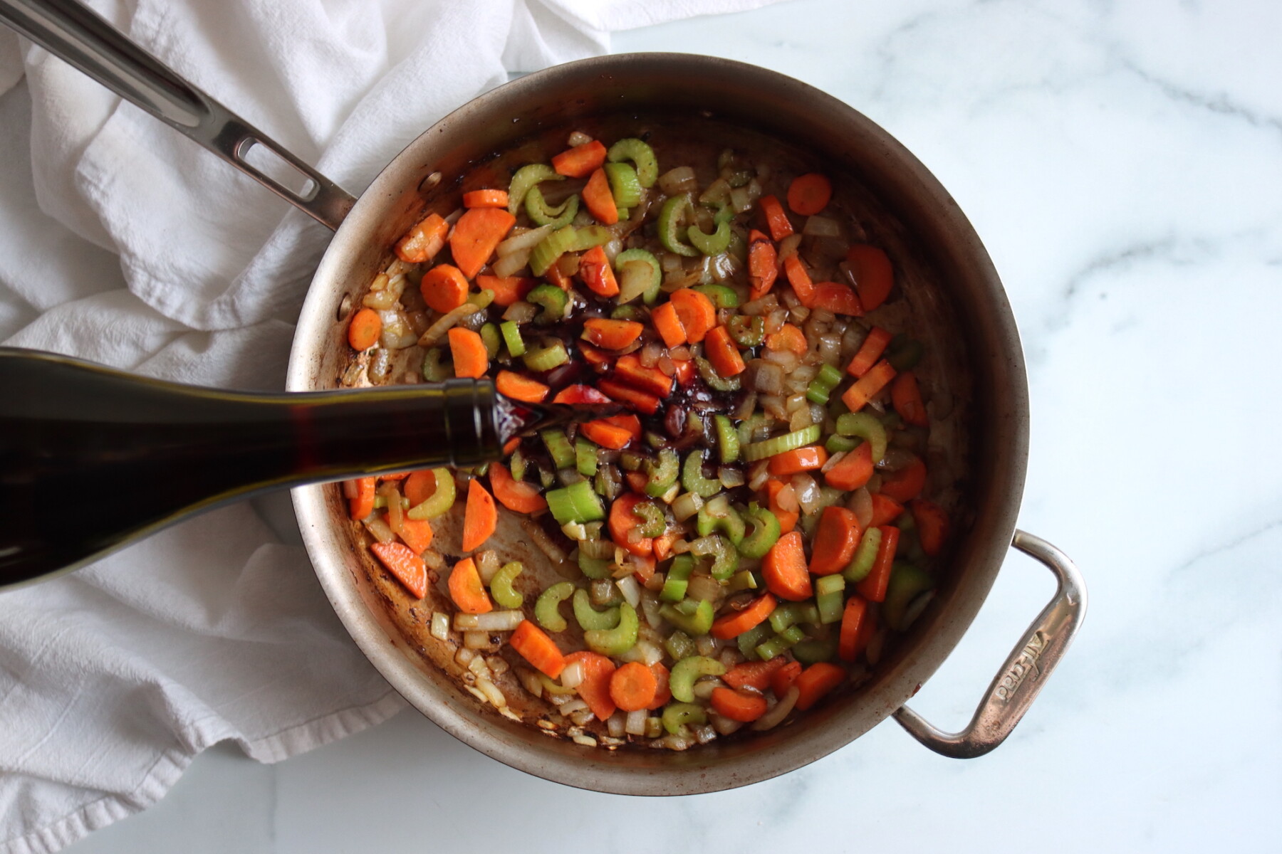 Deglazing Pan for Beef Stew