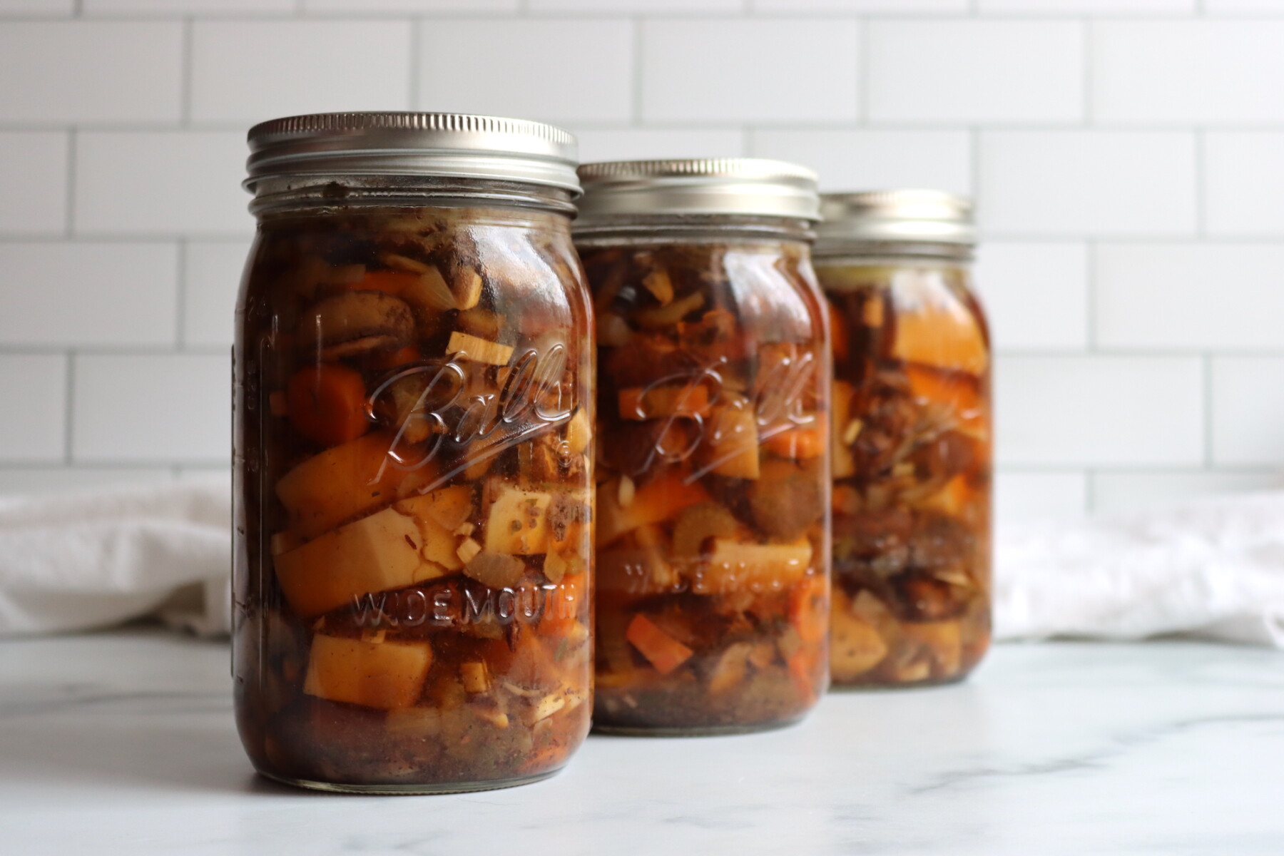 Beef Stew with Mushrooms Canning