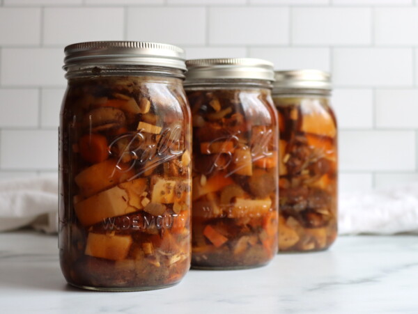Beef Stew with Mushrooms Canning