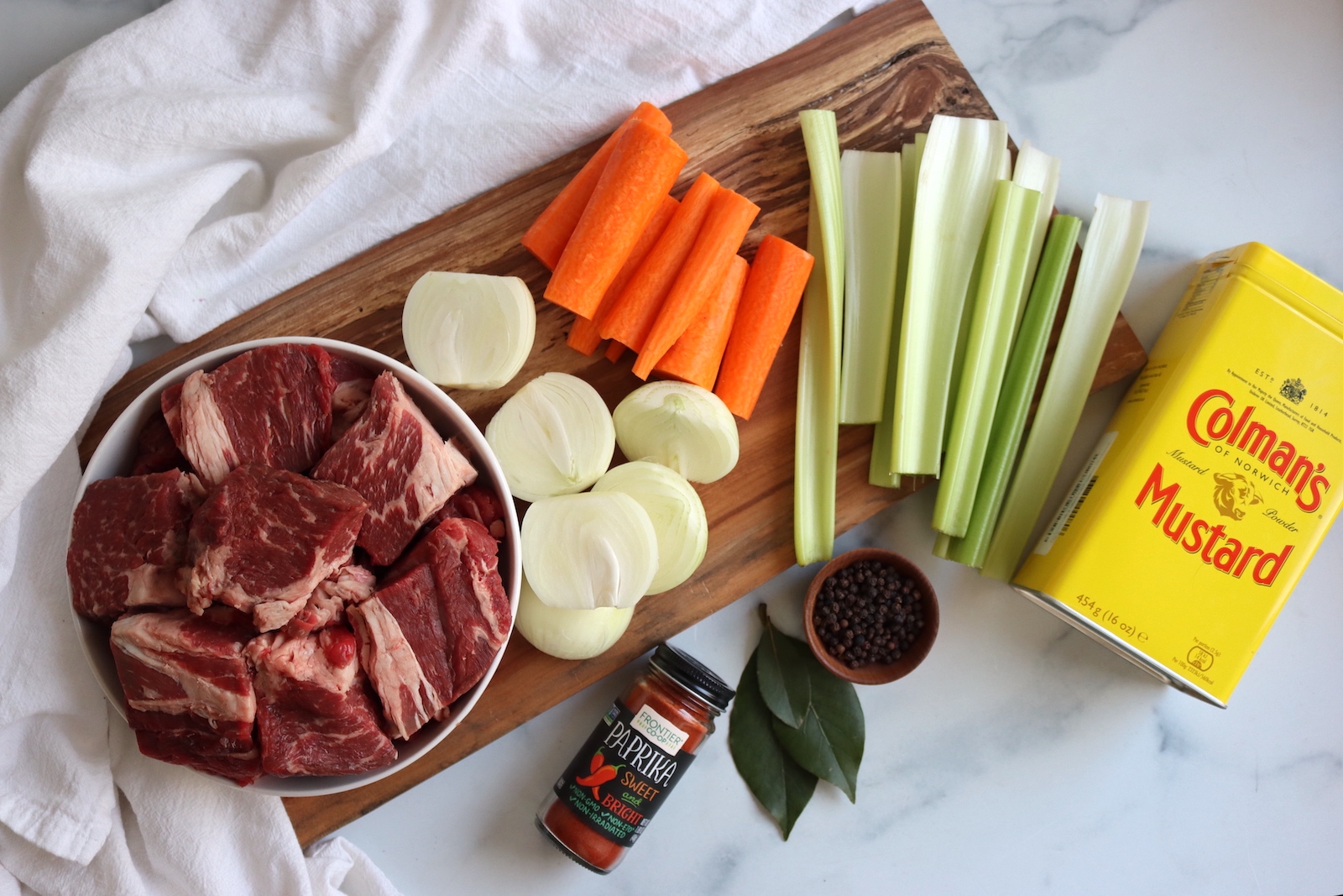 Hungarian Goulash Ingredients