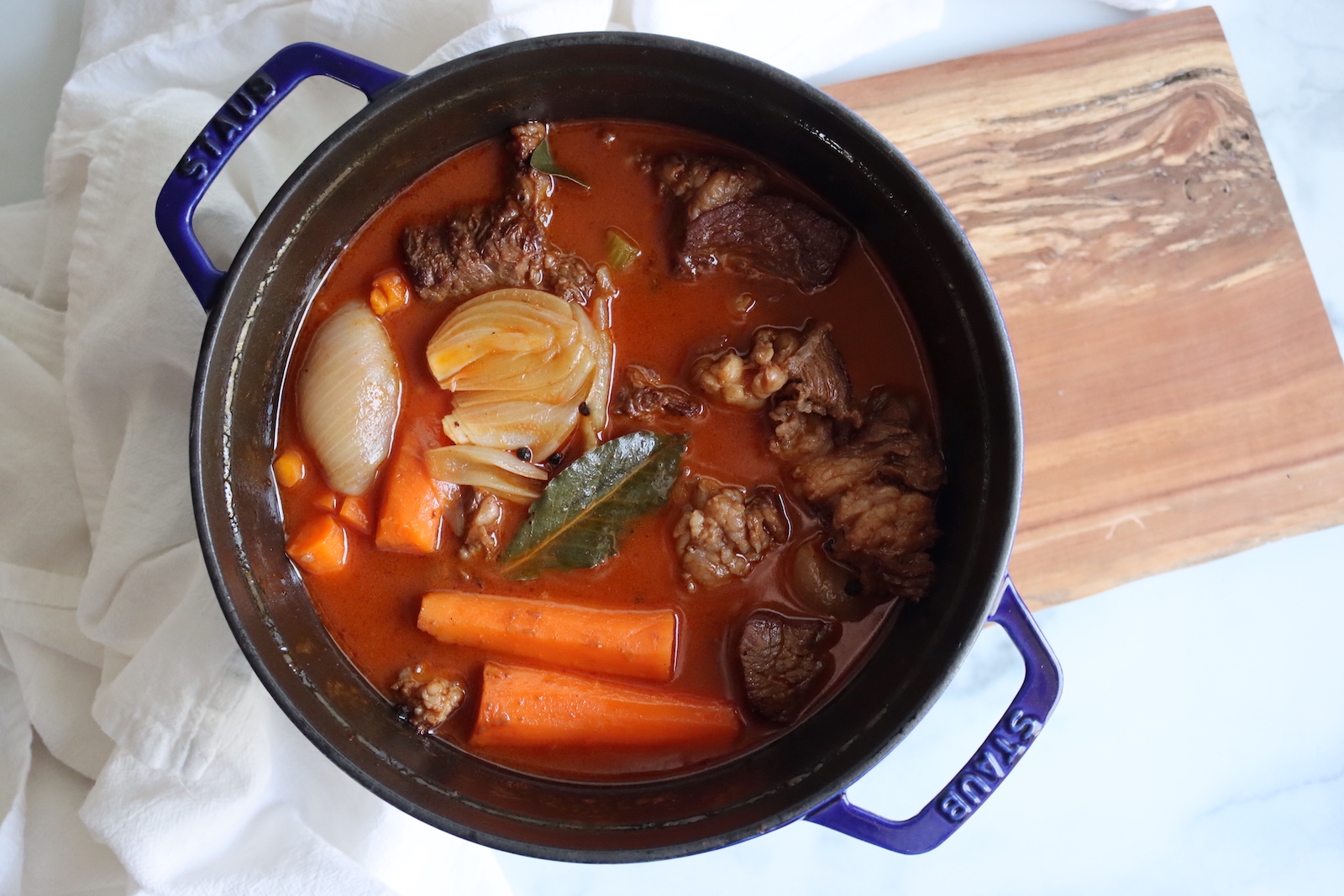 Simmering Hungarian Goulash