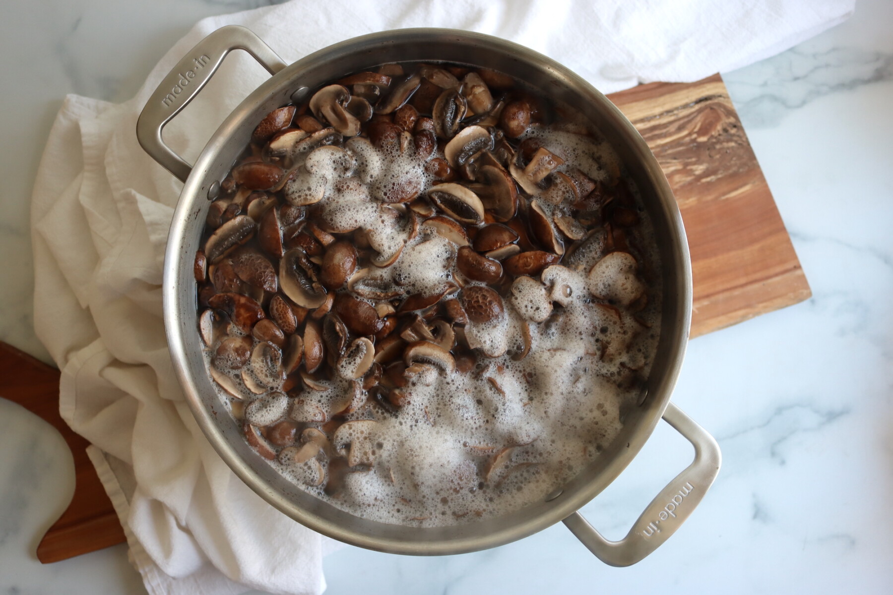 Pre-Cooking mushrooms for Canning