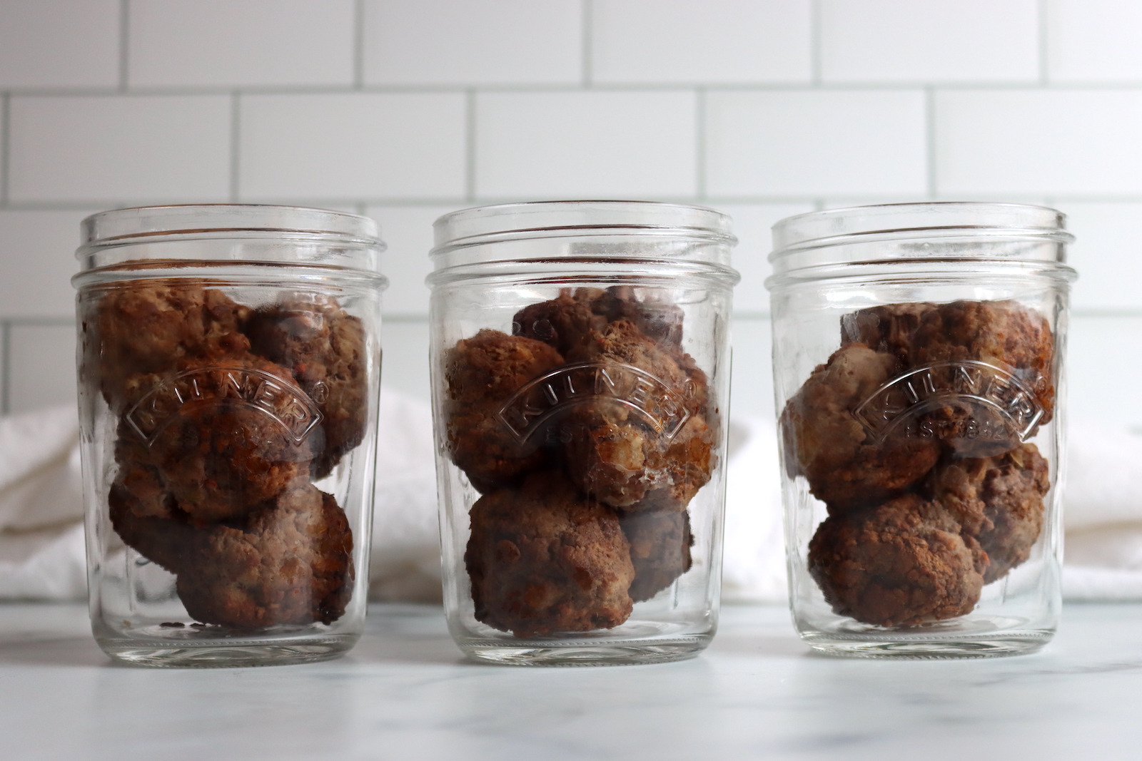 Packing Meatballs for Canning