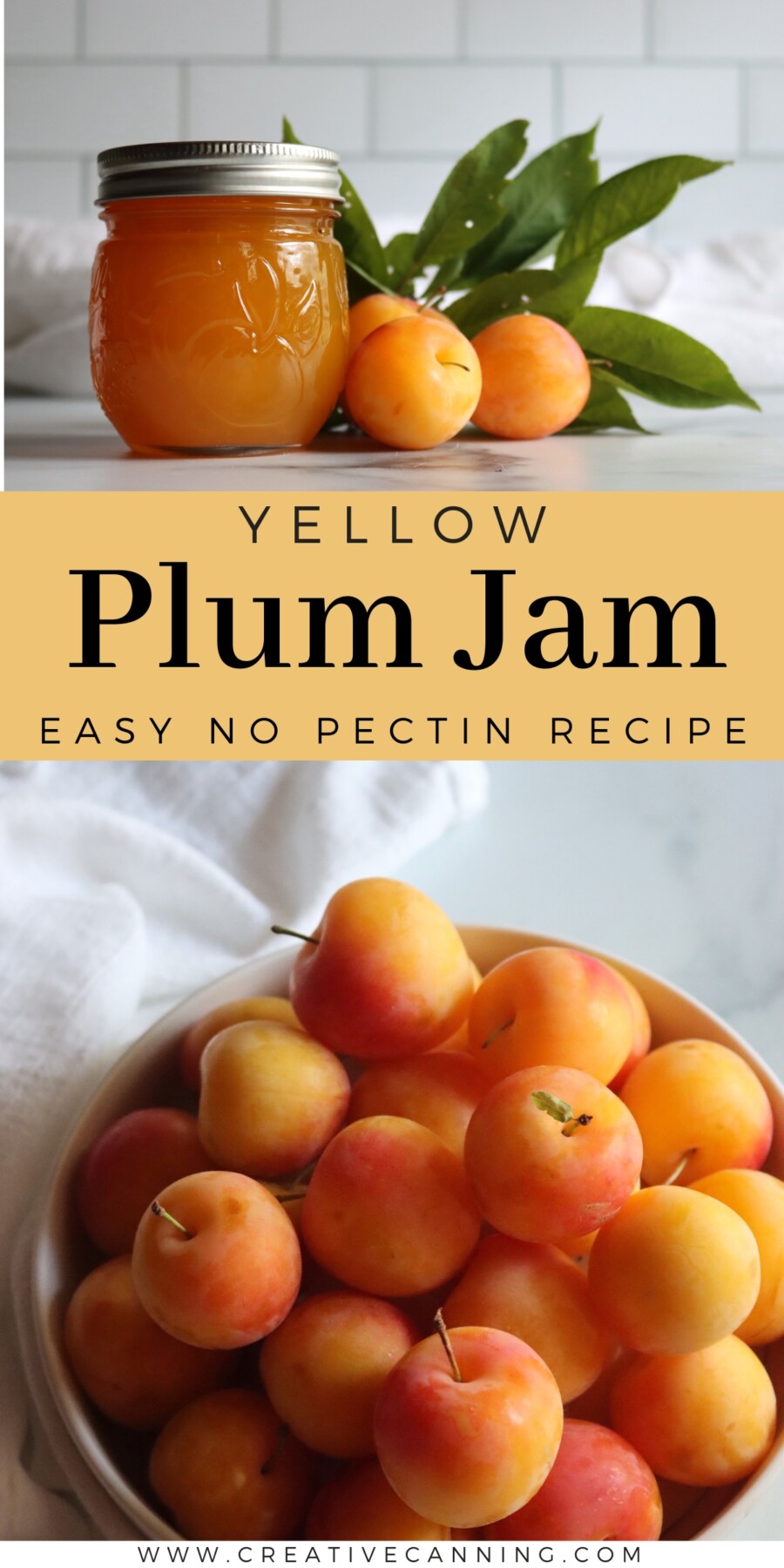 Yellow Plum Jam Recipe