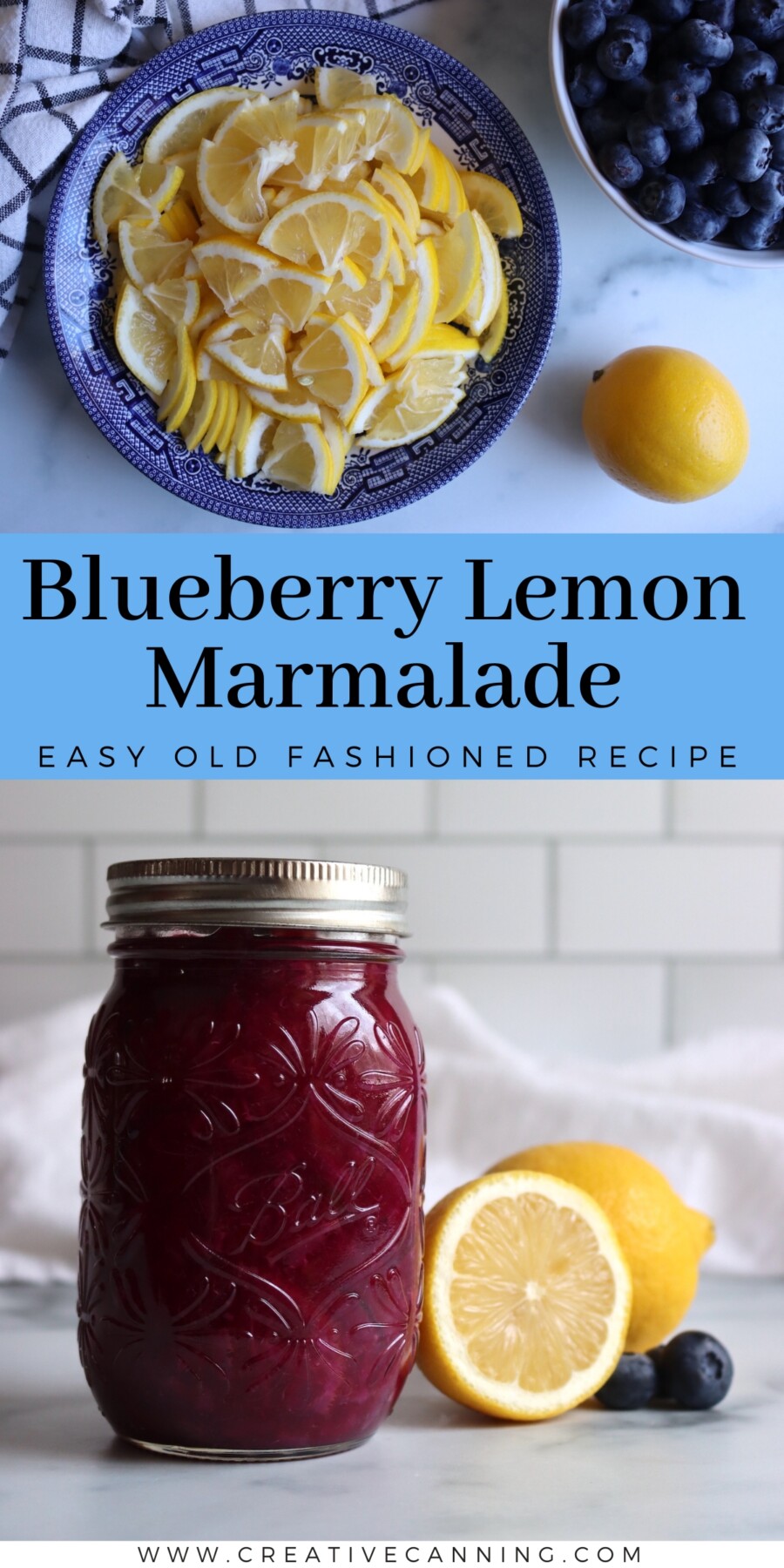Blueberry Lemon Marmalade Recipe
