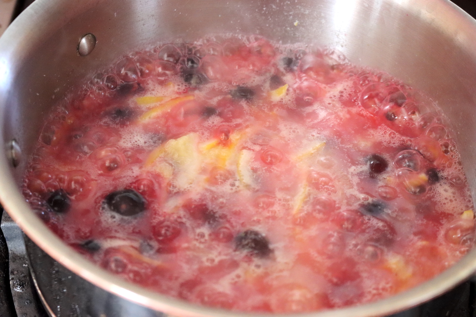 Cooking Blueberry Marmalade