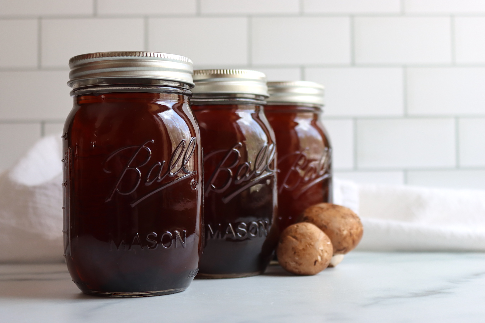 Canning Mushroom Broth