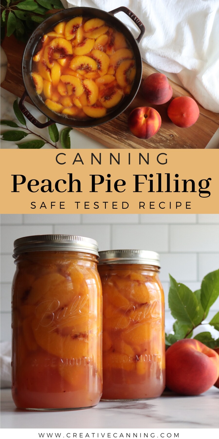 Canning Peach Pie Filling