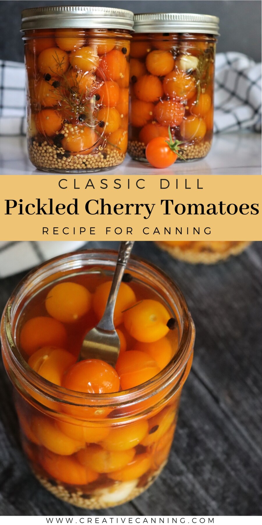 Dill Pickled Cherry Tomatoes Recipe