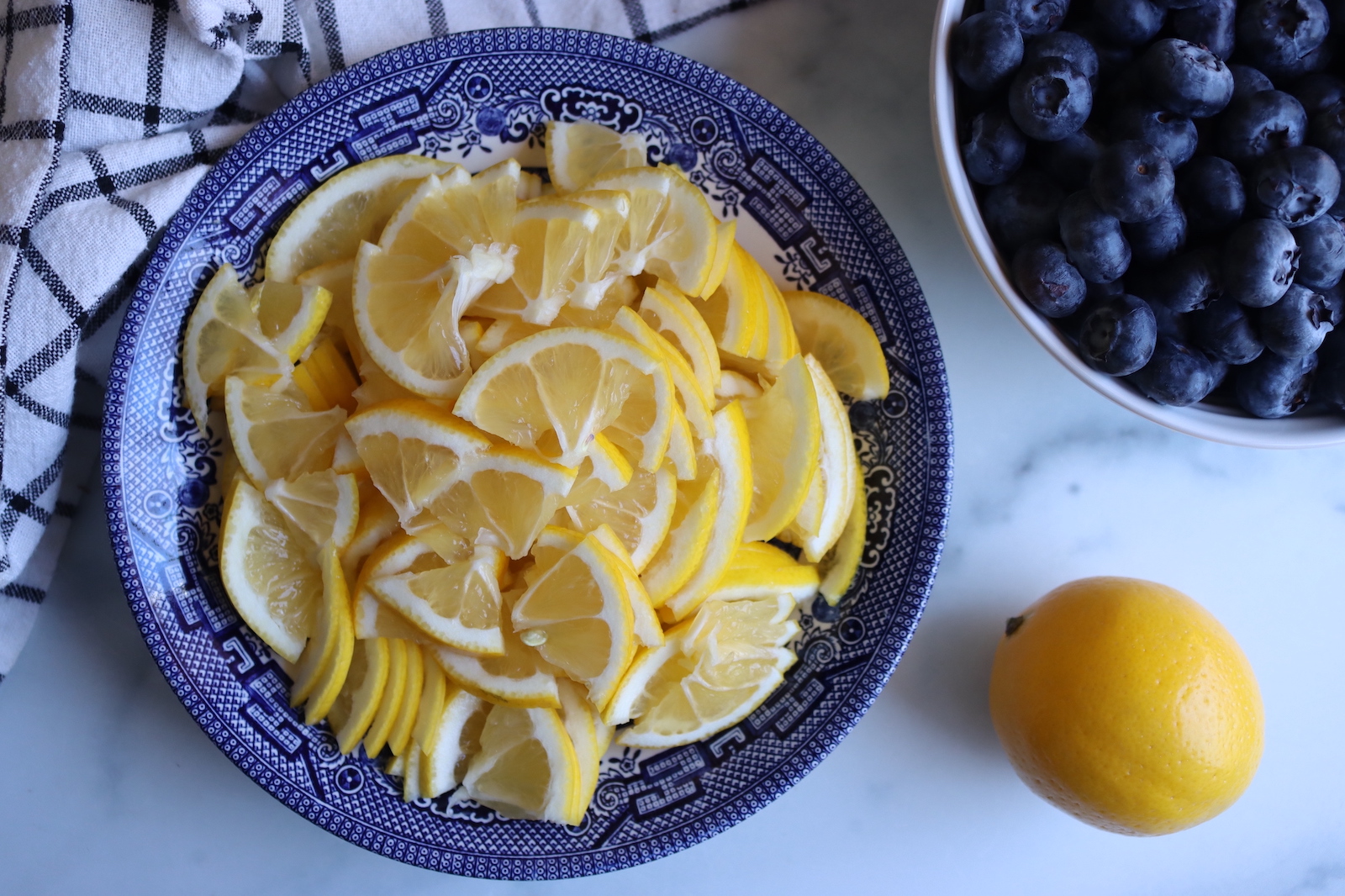 Making Blueberry Marmalade