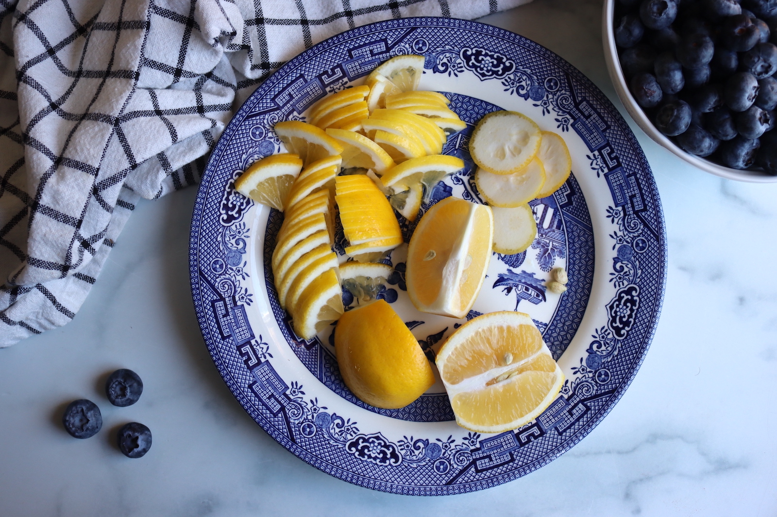 Making Blueberry Marmalade