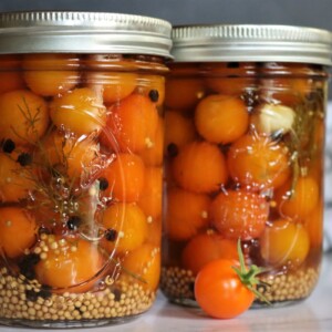 Dill Pickled Cherry Tomatoes