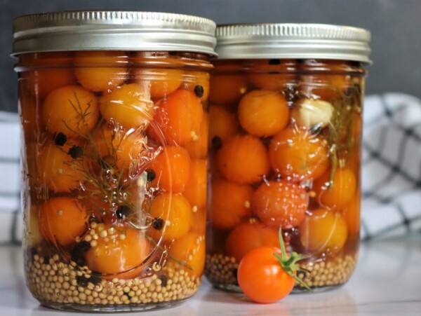 Dill Pickled Cherry Tomatoes