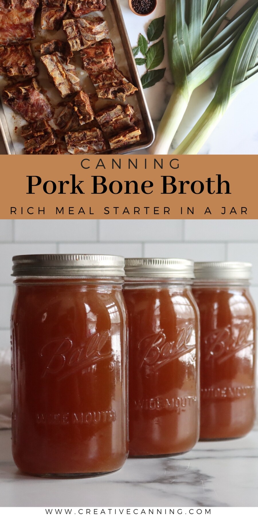 Pork Bone Broth Canning Recipe