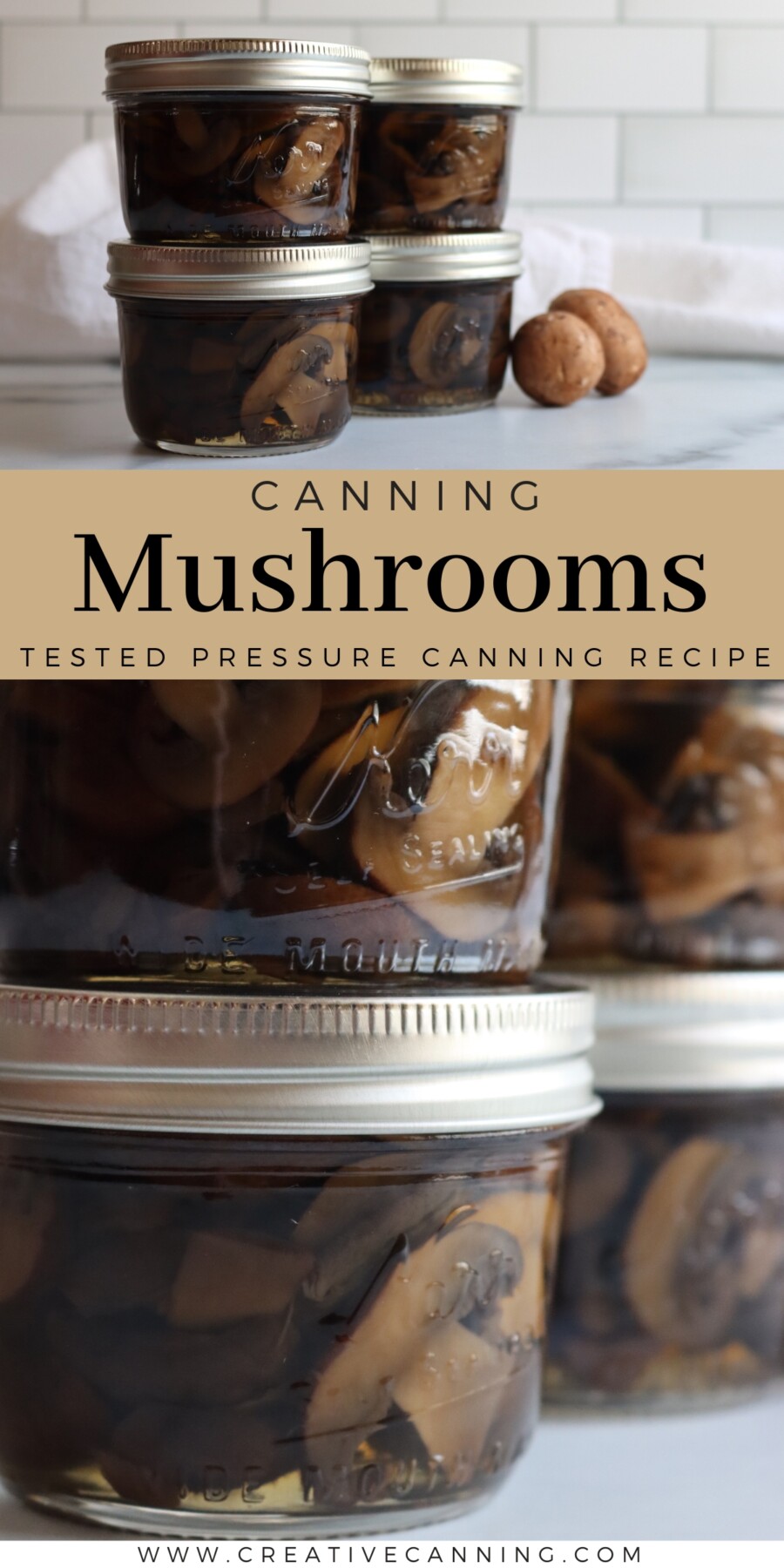 Pressure Canning Mushrooms