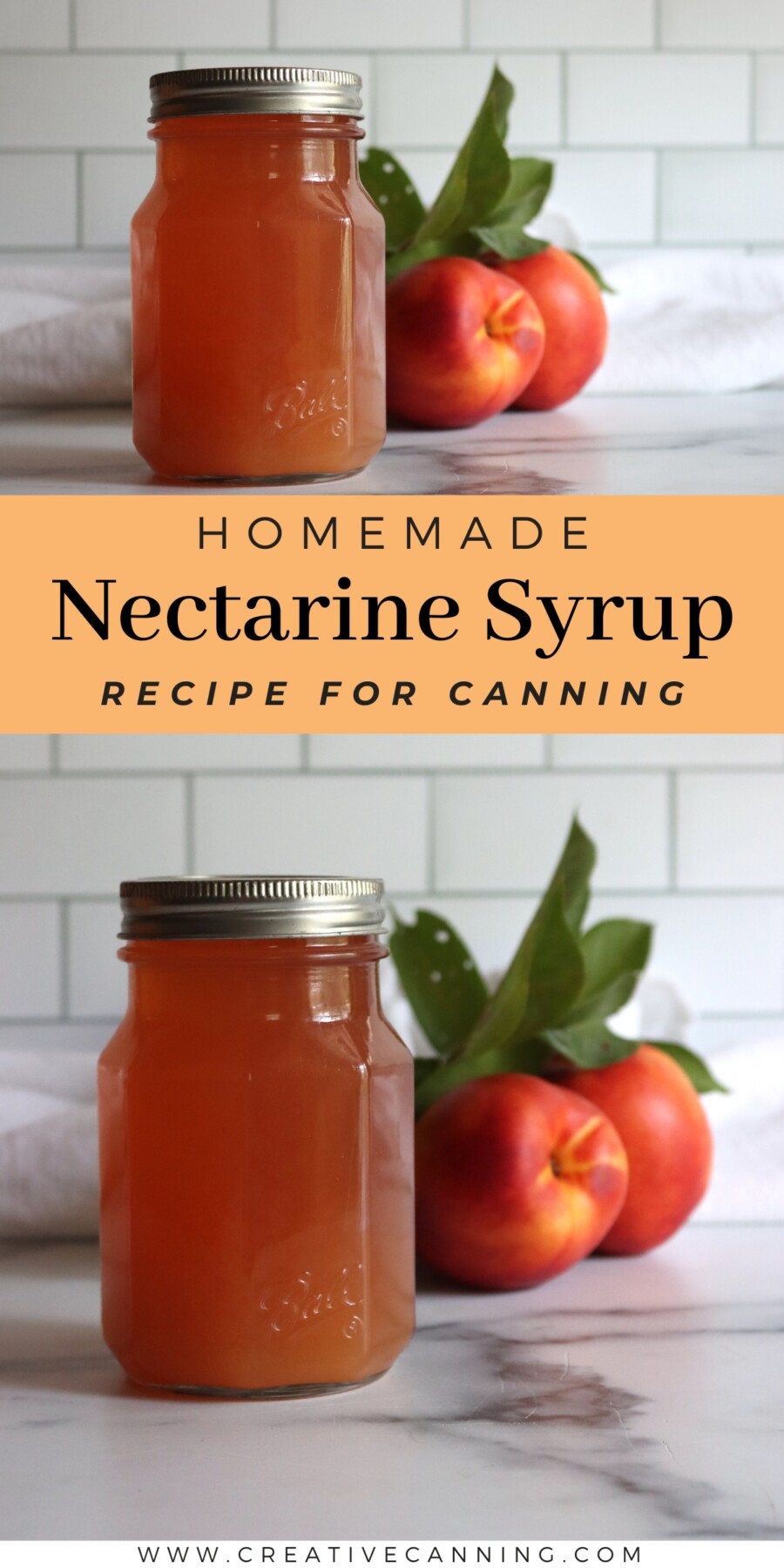 Nectarine Syrup Canning Recipe